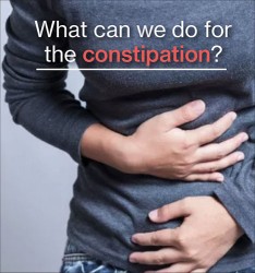 What can we do for the constipation?